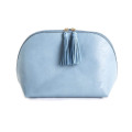 High Quality Women Makeup Toiletry Bag PU Leather Travel Cosmetic Bag with Tassel Zipper Puller